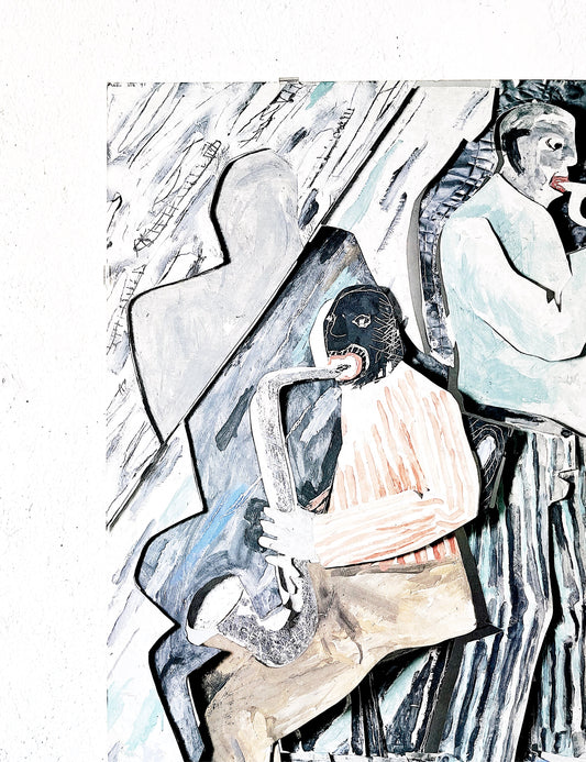 Vintage Spanish Jazz Festival Poster