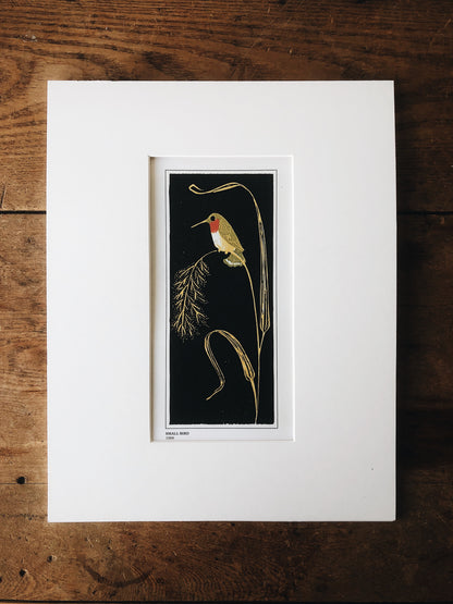 Vintage Dale Ormond Block Print