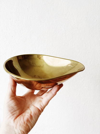 Vintage Liquid Brass Dish