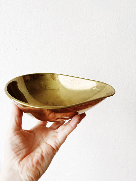 Vintage Liquid Brass Dish