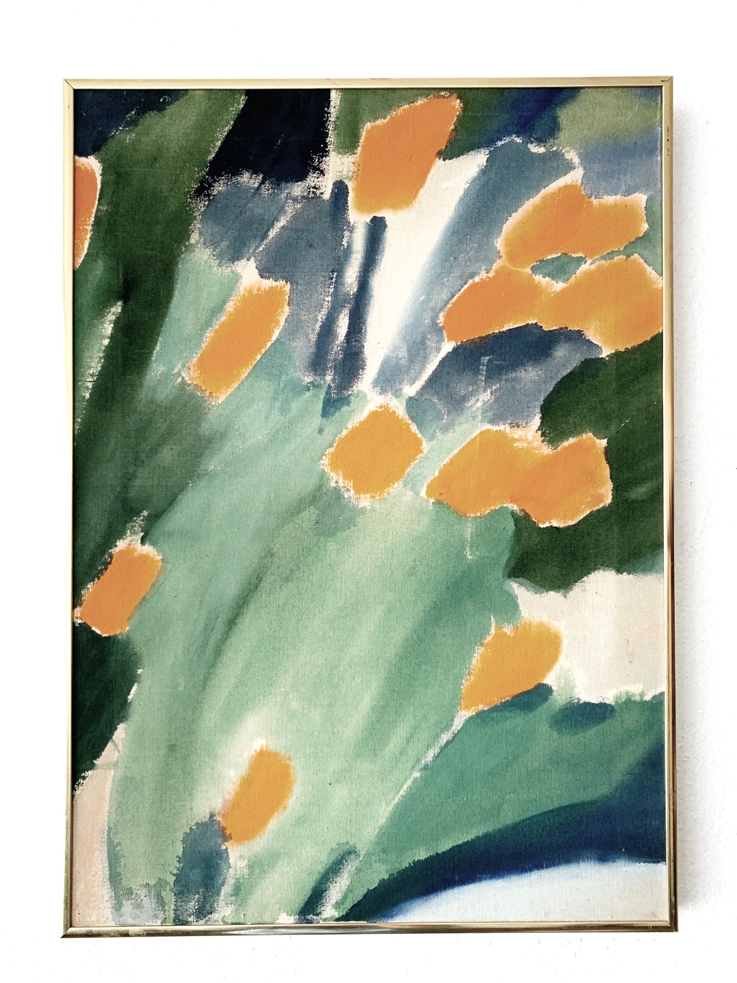 Vintage Original Abstract Framed Painting