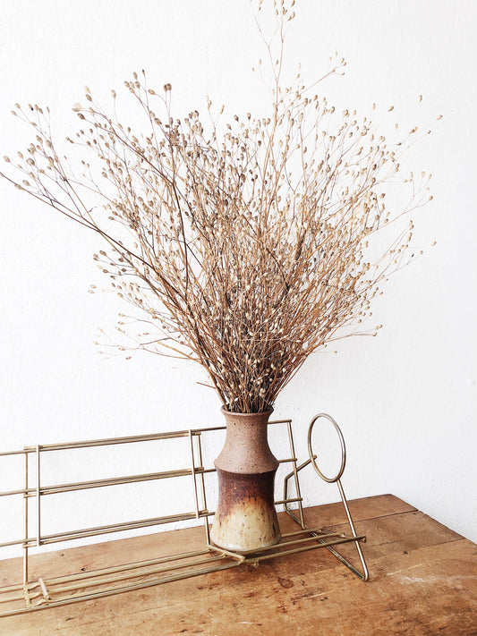 Vintage Expanding Brass Rack