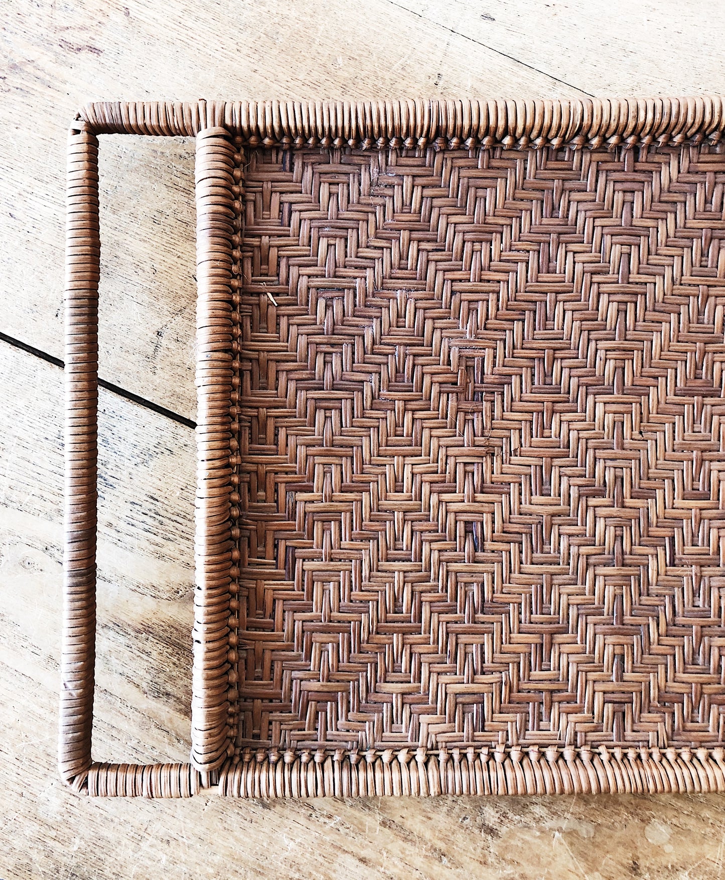 Vintage Woven Tray