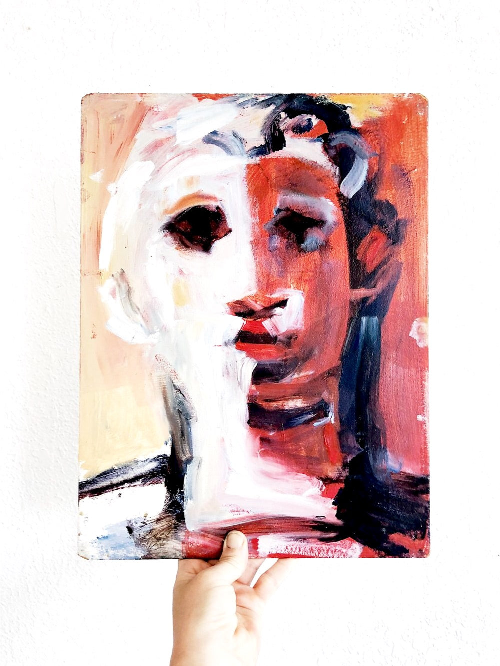 Original Portrait on Board