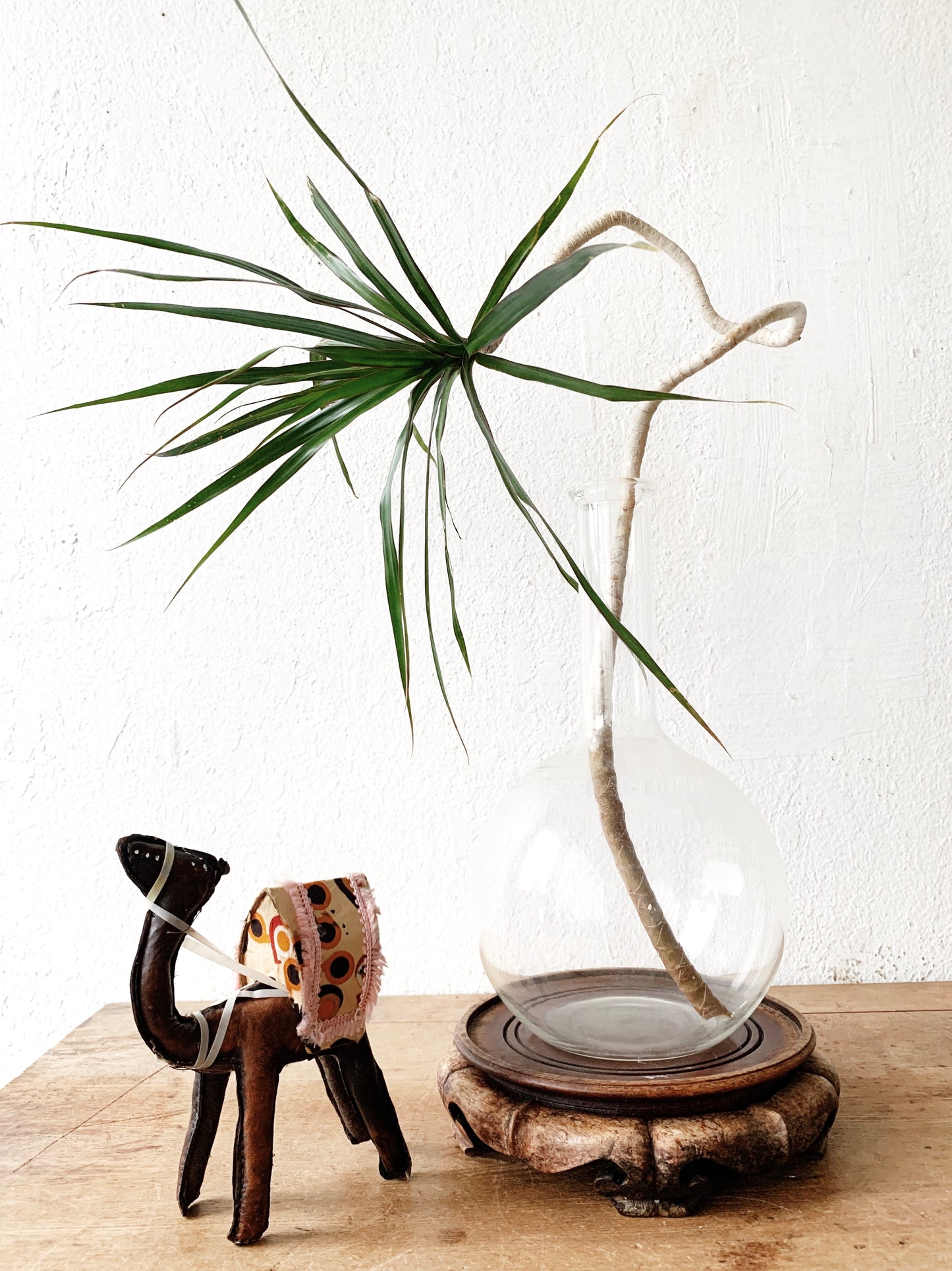 Leather Camel with Howdah Folk Art
