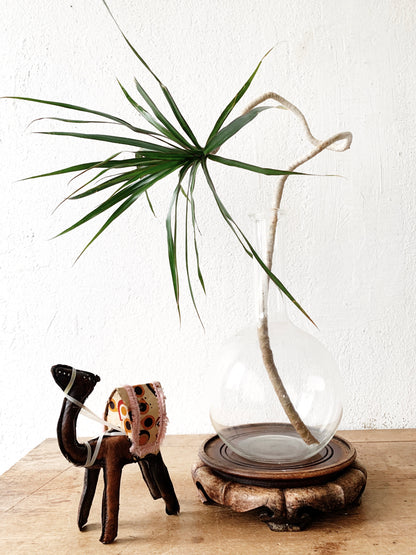 Leather Camel with Howdah Folk Art