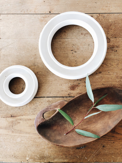 Vintage Circular Ceramic Planter