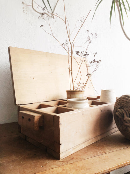 Vintage Handmade Tool Trunk