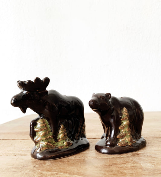 Vintage Ceramic Salt and Pepper Shakers