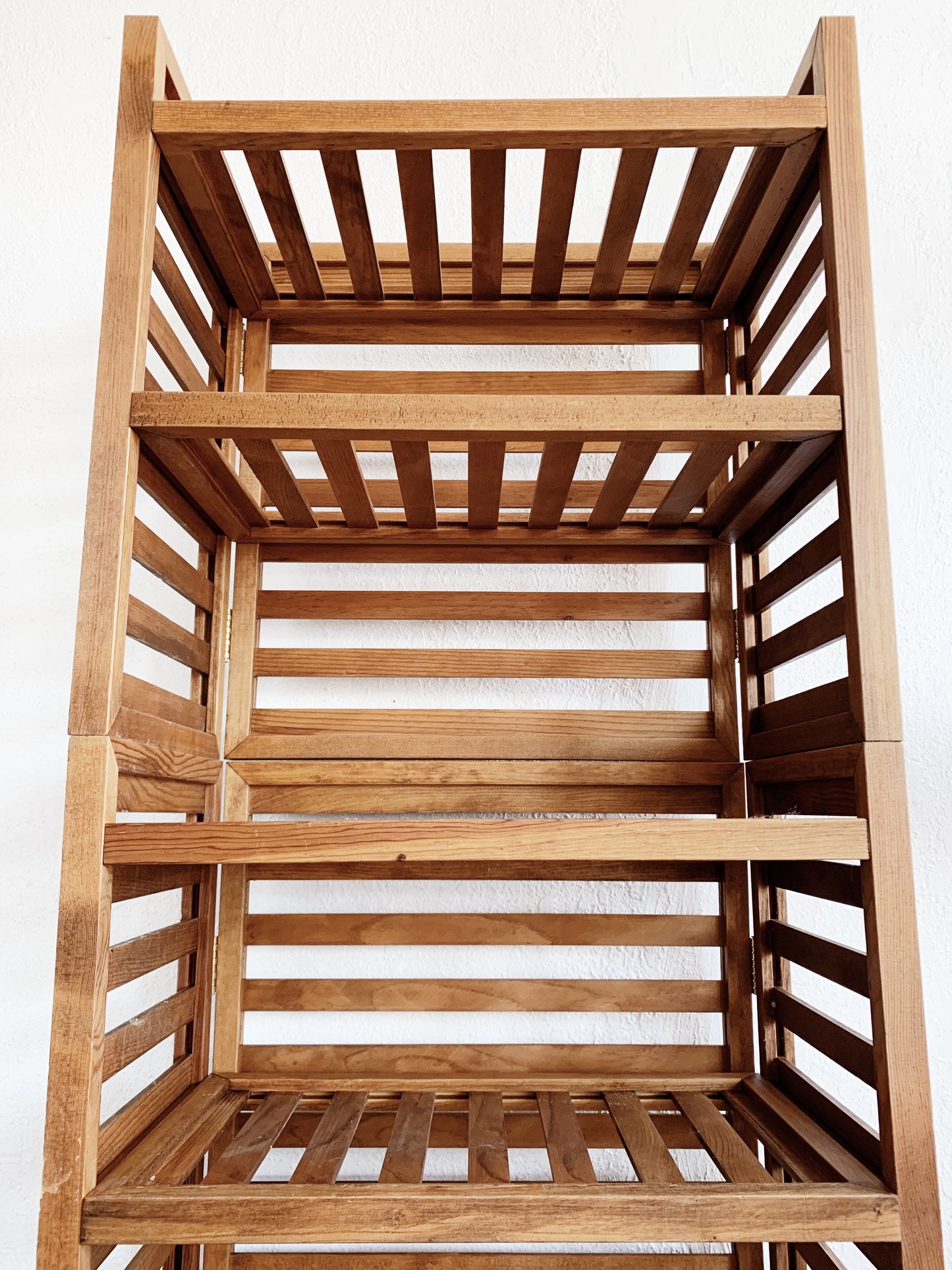 Slatted Wood Shelves