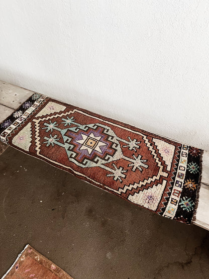 Vintage Turkish Mini Rug