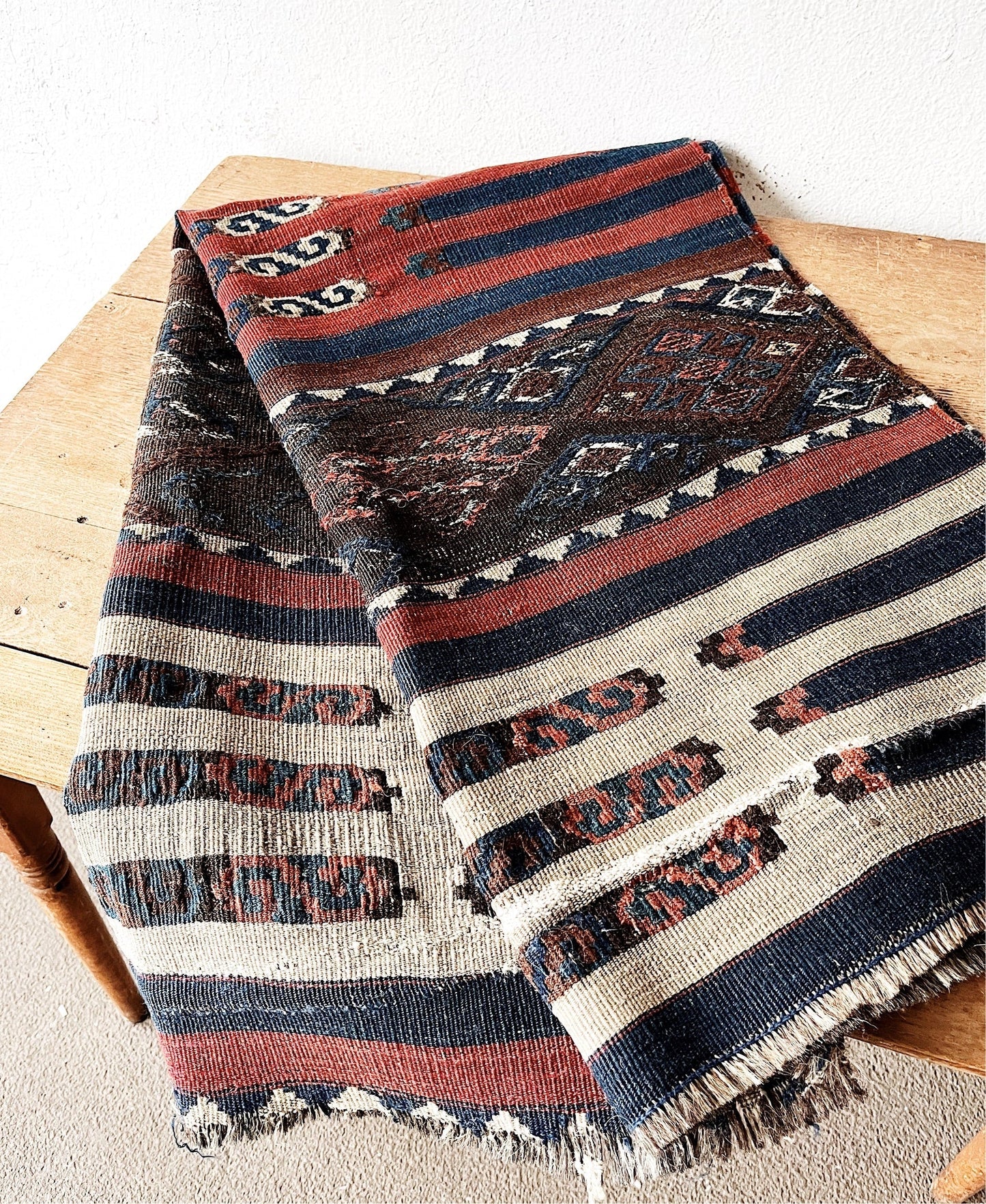 1920s Hand Knotted Wool Rug