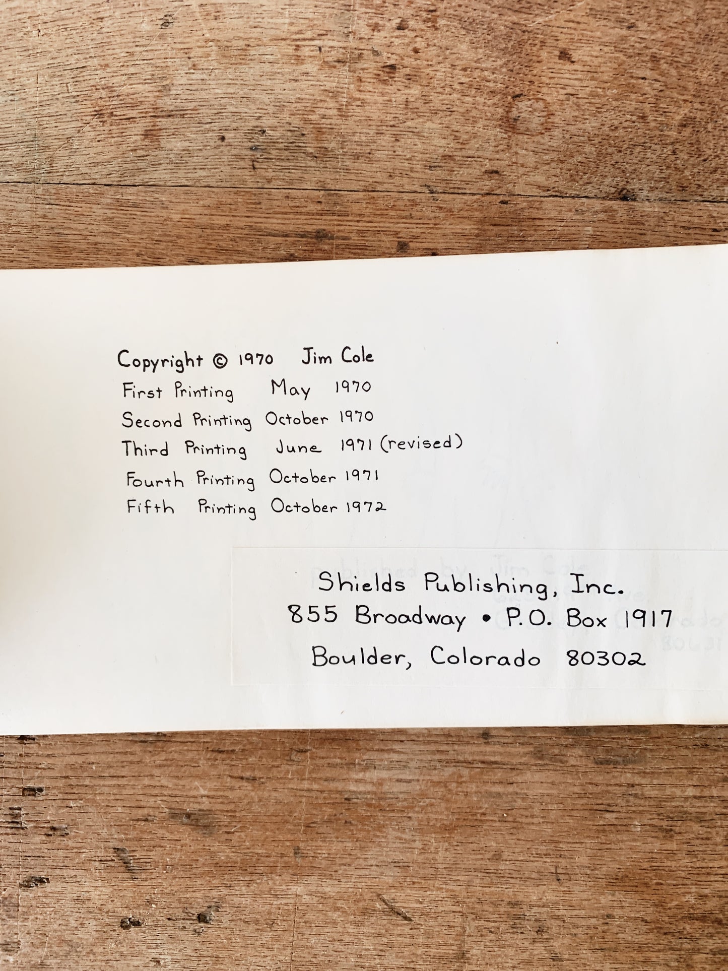 The Facade A View of Our Behavior c1972