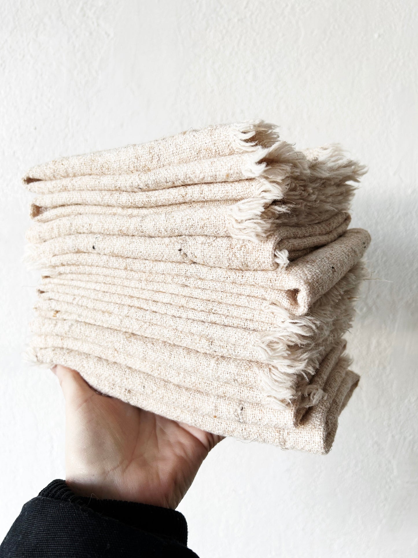 Vintage Set of 10 Woven Napkins