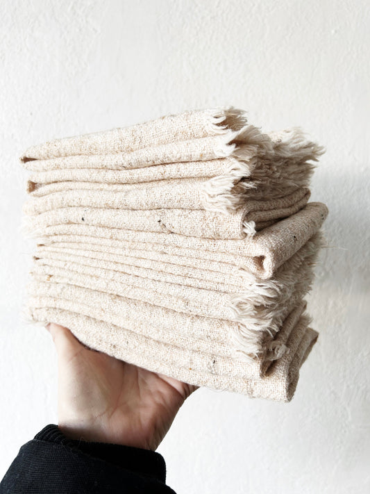 Vintage Set of 10 Woven Napkins