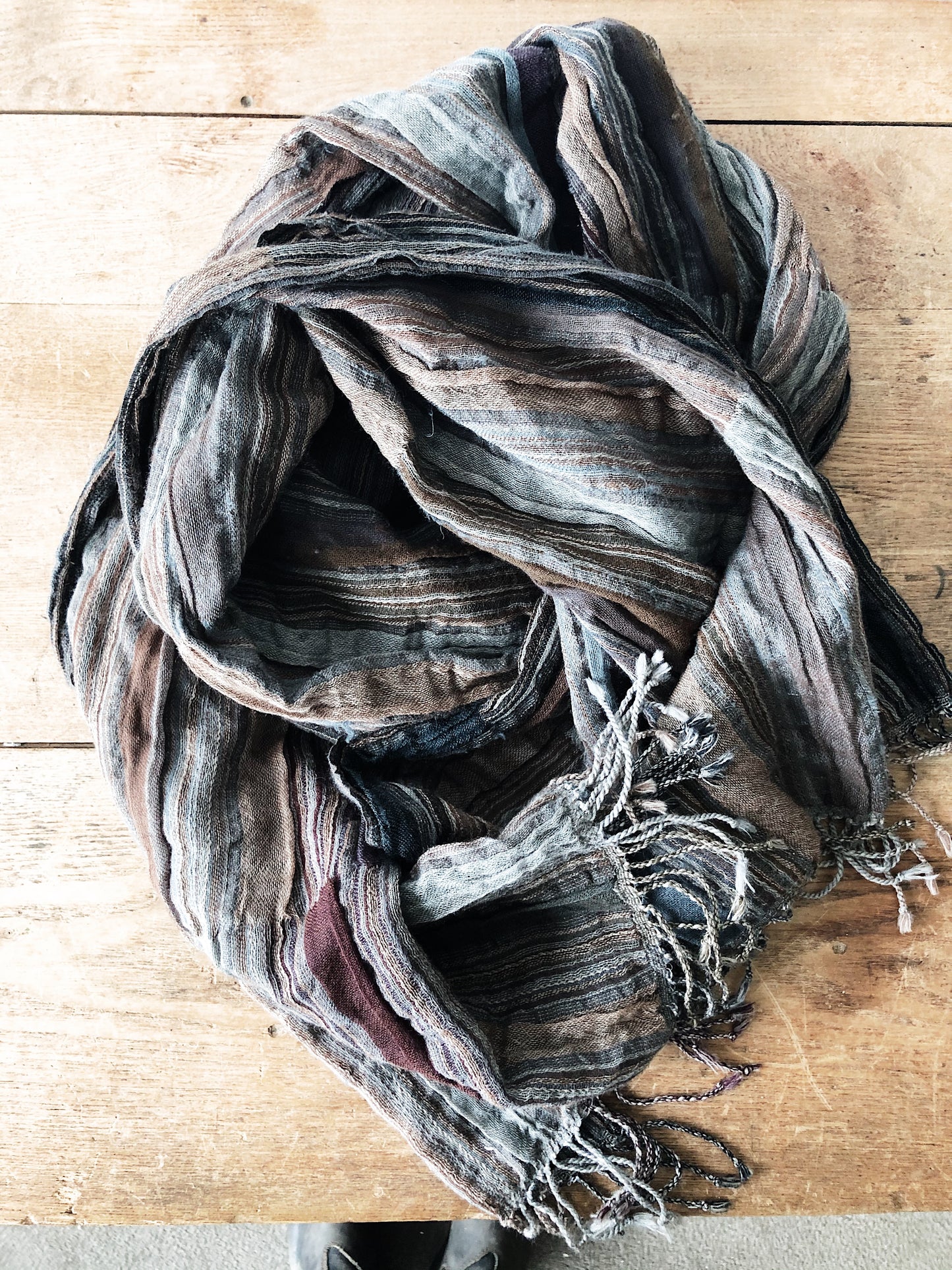 Oversized Gauzey Wool Scarf