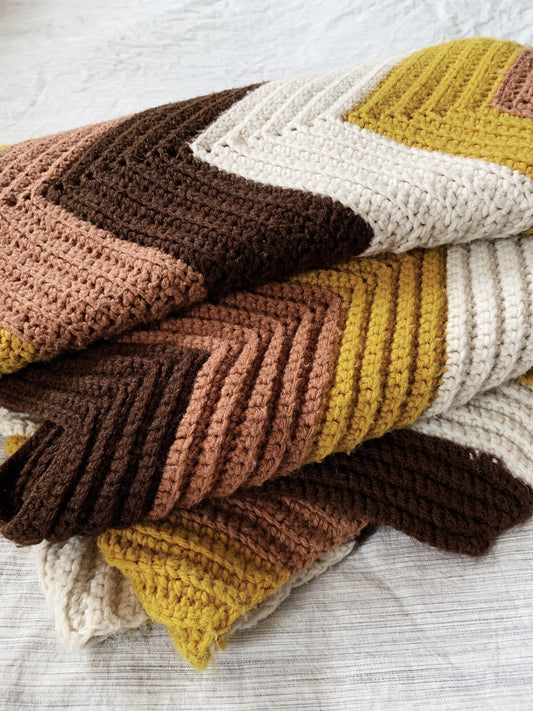 Vintage Crocheted Afghan