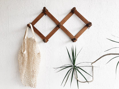 Chunky Wood Accordion Rack