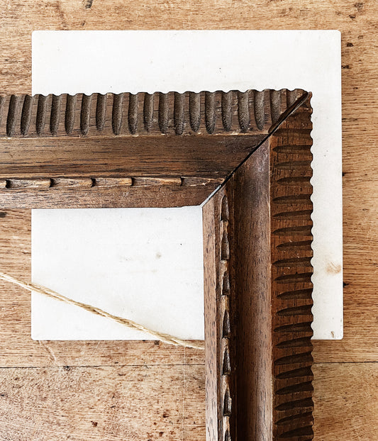 Antique Carved Wood Frame