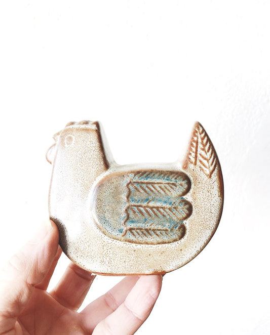 Vintage Mid Century Japanese Ceramic Bird