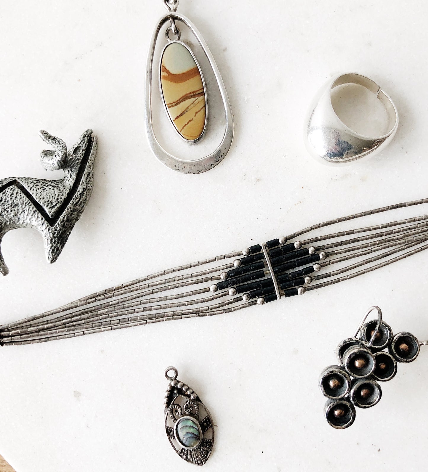 Sterling Silver Native American Pin