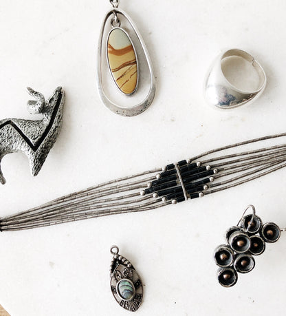 Sterling Silver Native American Pin