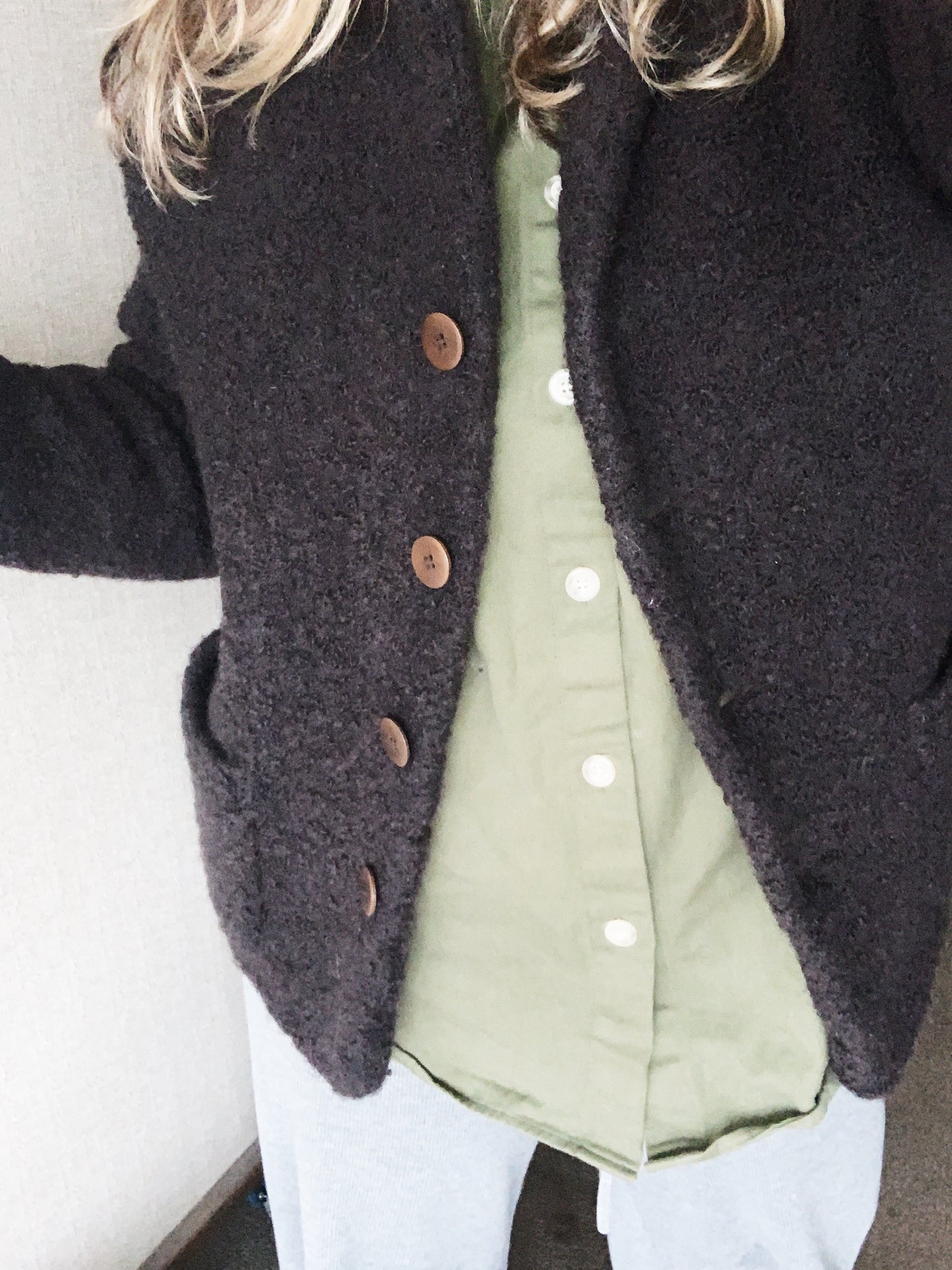 Eileen Fisher Wool Blazer Coat