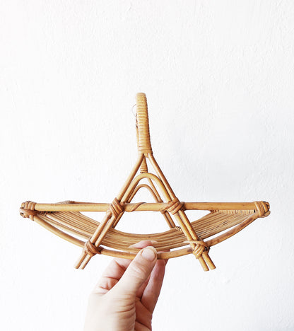 Vintage Bamboo Basket