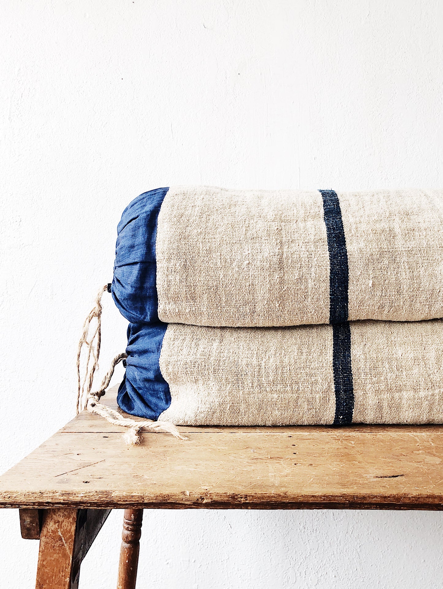 Handmade French Bolster Pillow