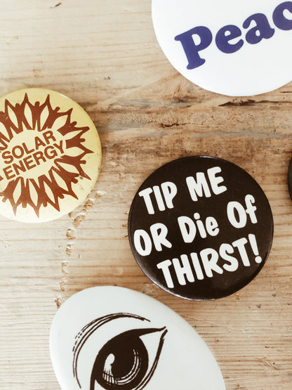 Vintage Novelty Pin Back