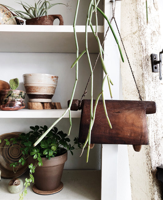 Vintage Primitive Wooden Bell