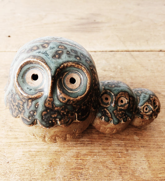 Mid Century Owl Family
