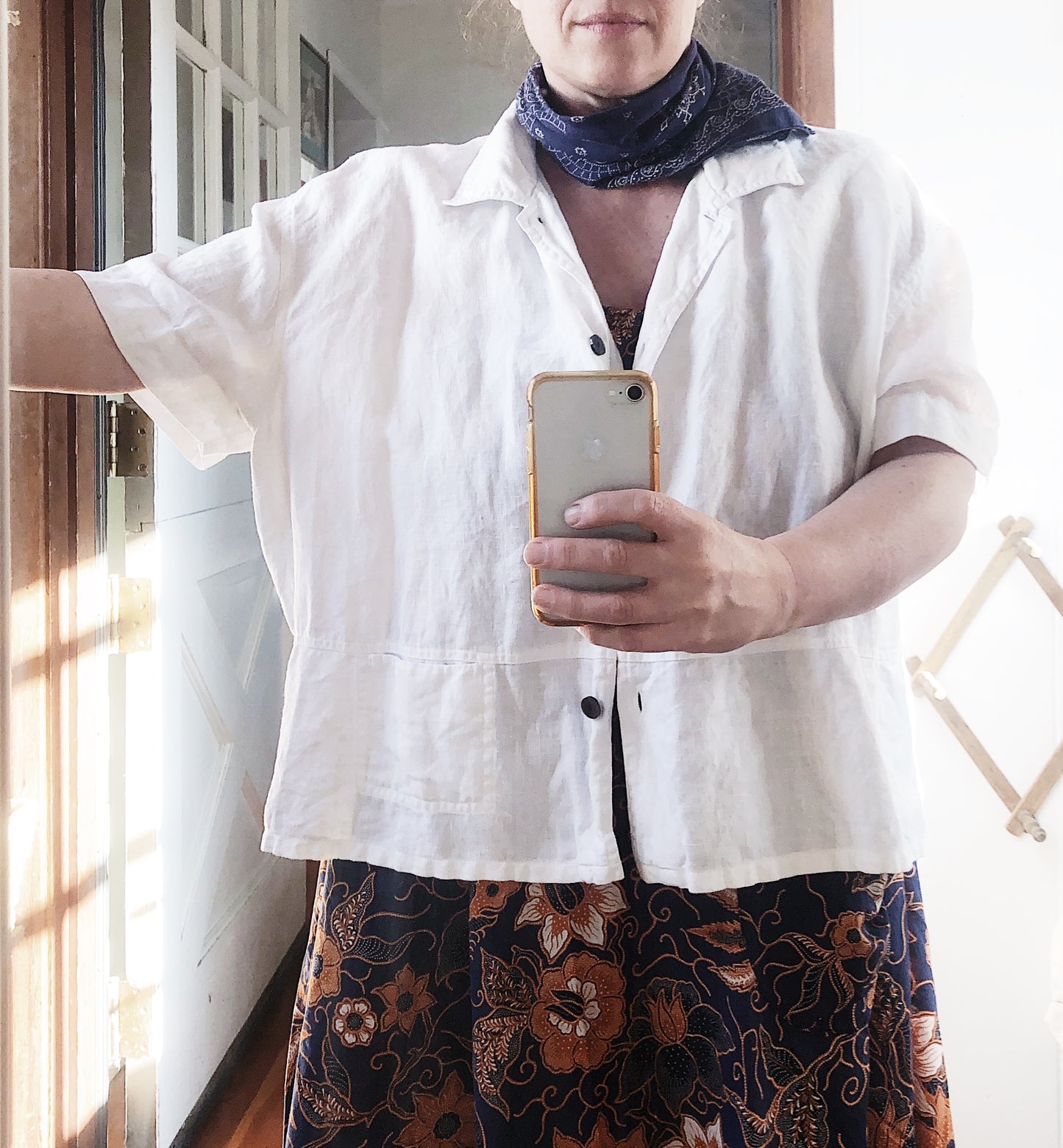 Boxy Linen Button Down