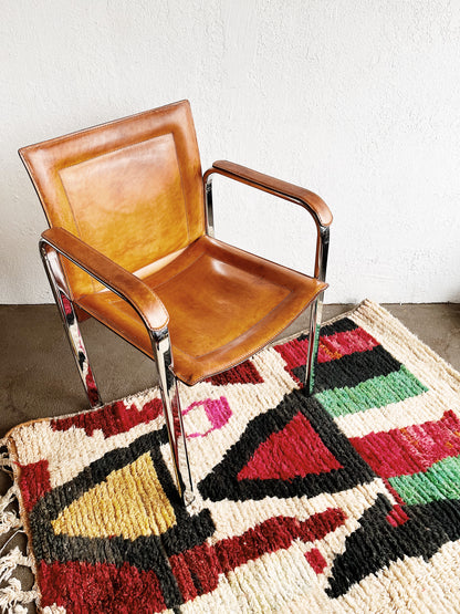 Arrben of Italy Postmodern Leather Chair