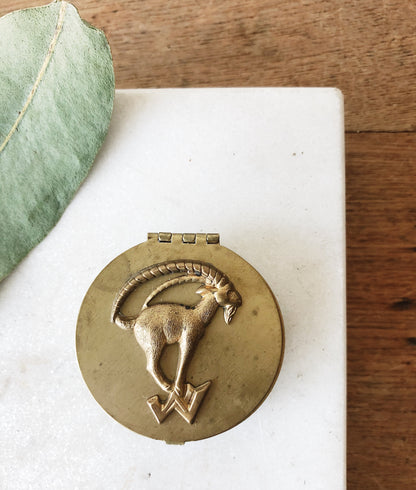 Vintage Zodiac Pill Box