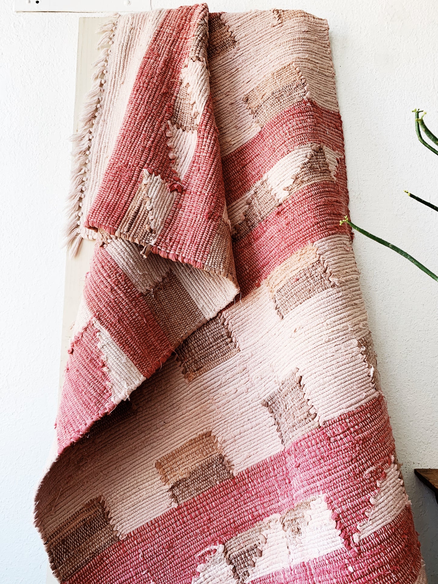 Vintage Cotton Rag Rug