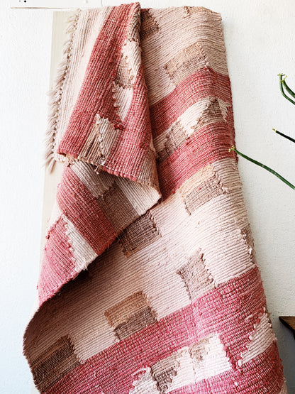 Vintage Cotton Rag Rug