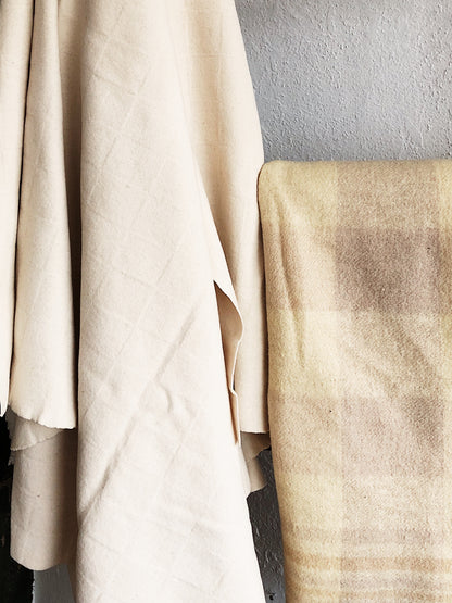 Vintage Felted Wool Blanket