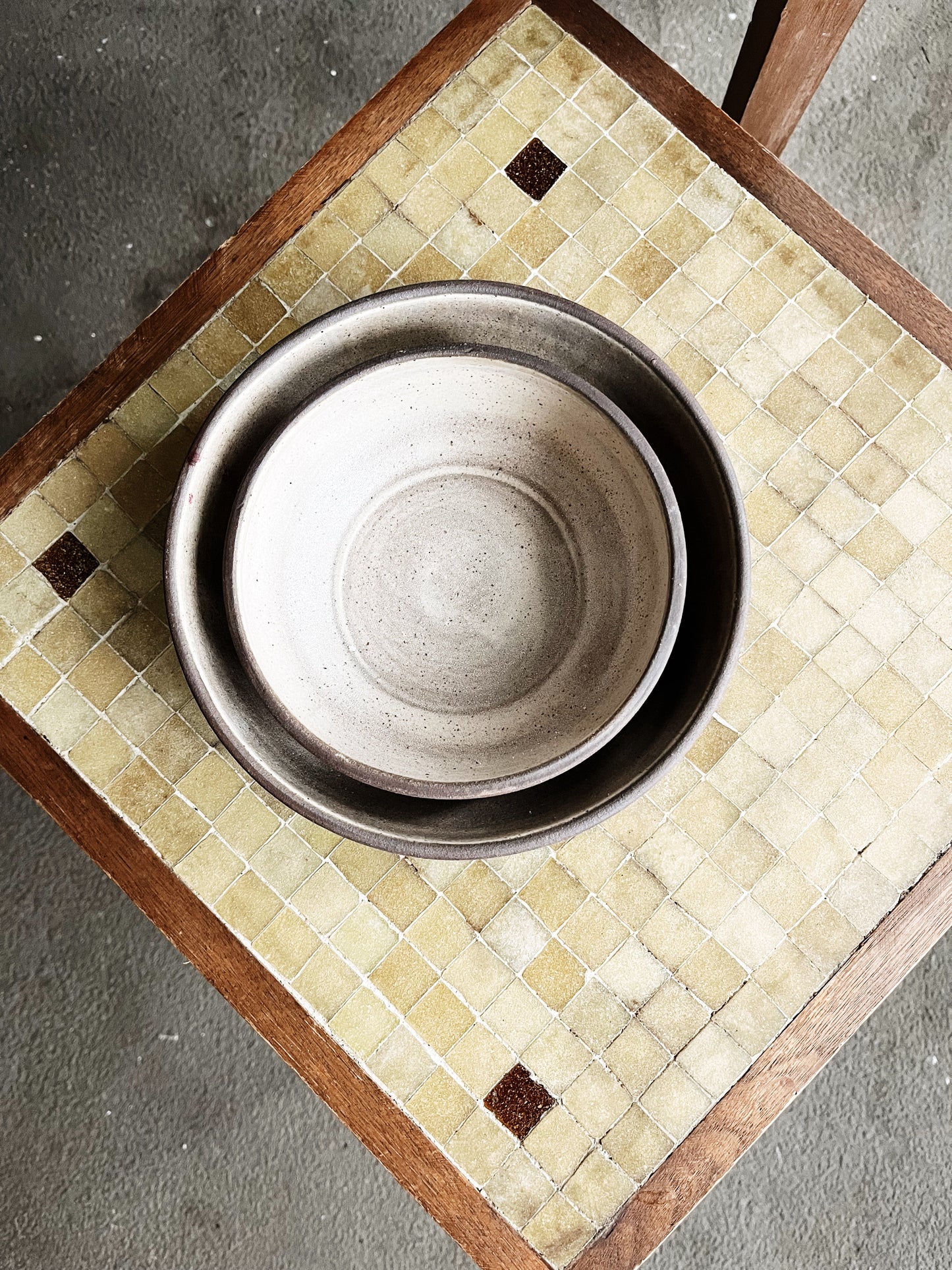 Handmade Stoneware Nesting Bowls