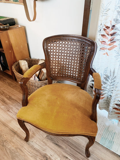 Vintage Upholstered Side Chair