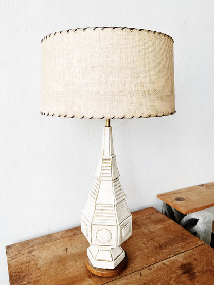 Mid Century Brutalist Style Lamp