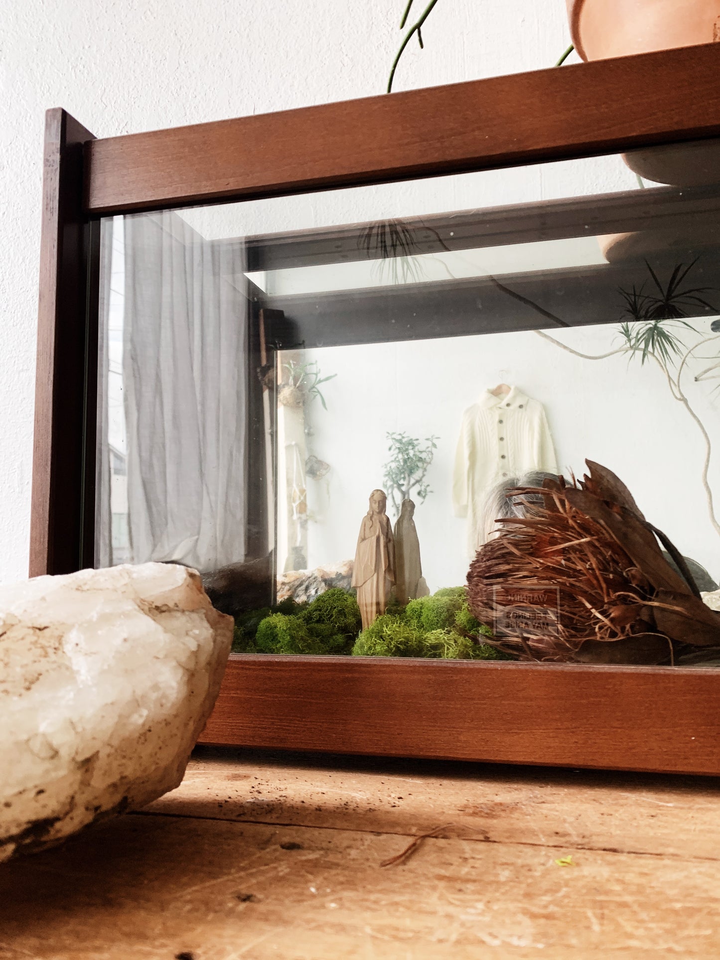 Vintage Mirrored Display Case