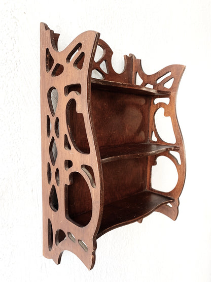 Antique Cutout Shelf