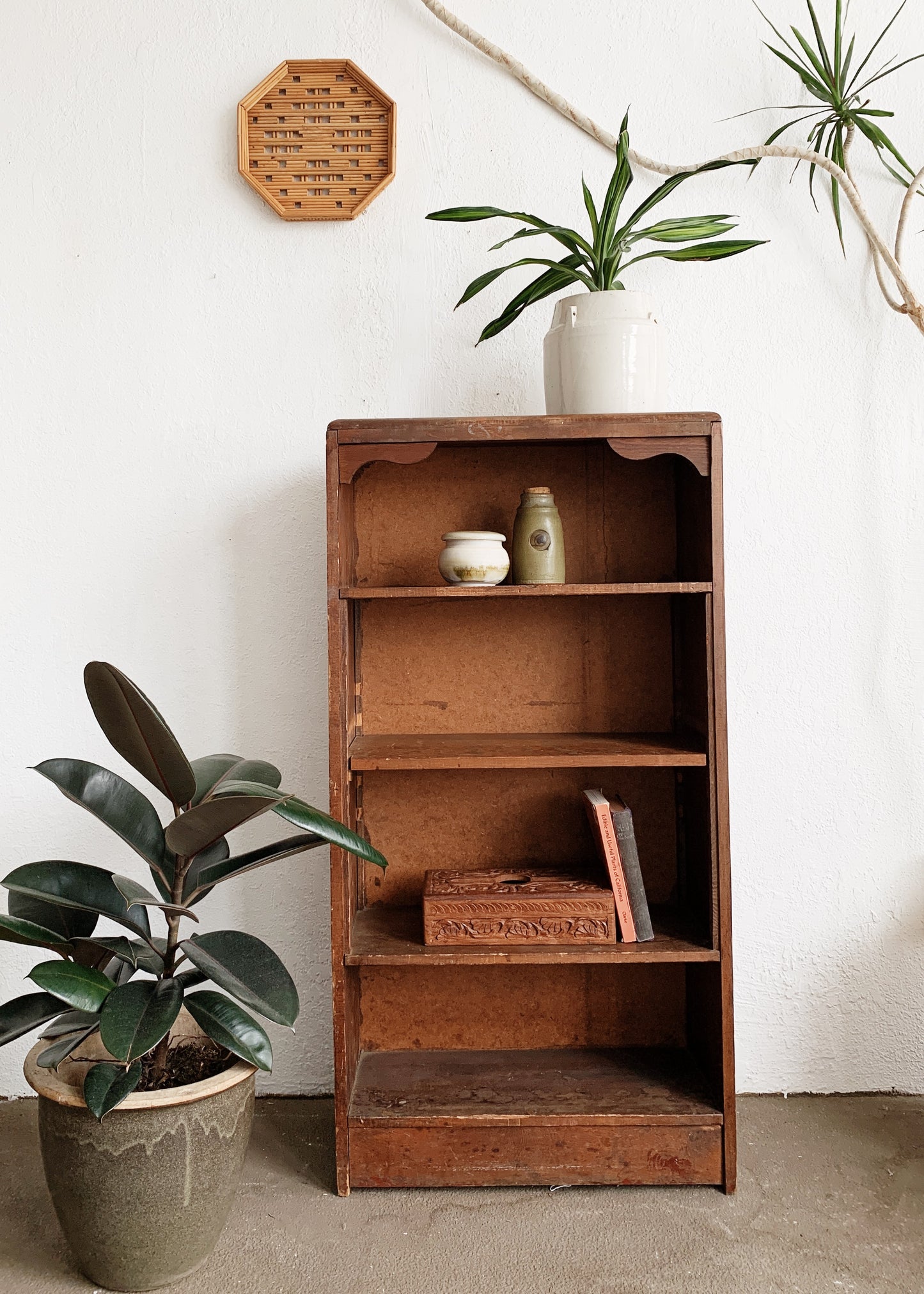 Antique Wood Bookcase / Shelf
