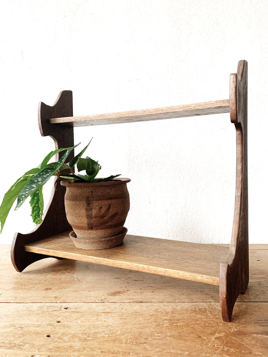 Vintage Wood Wall Shelf