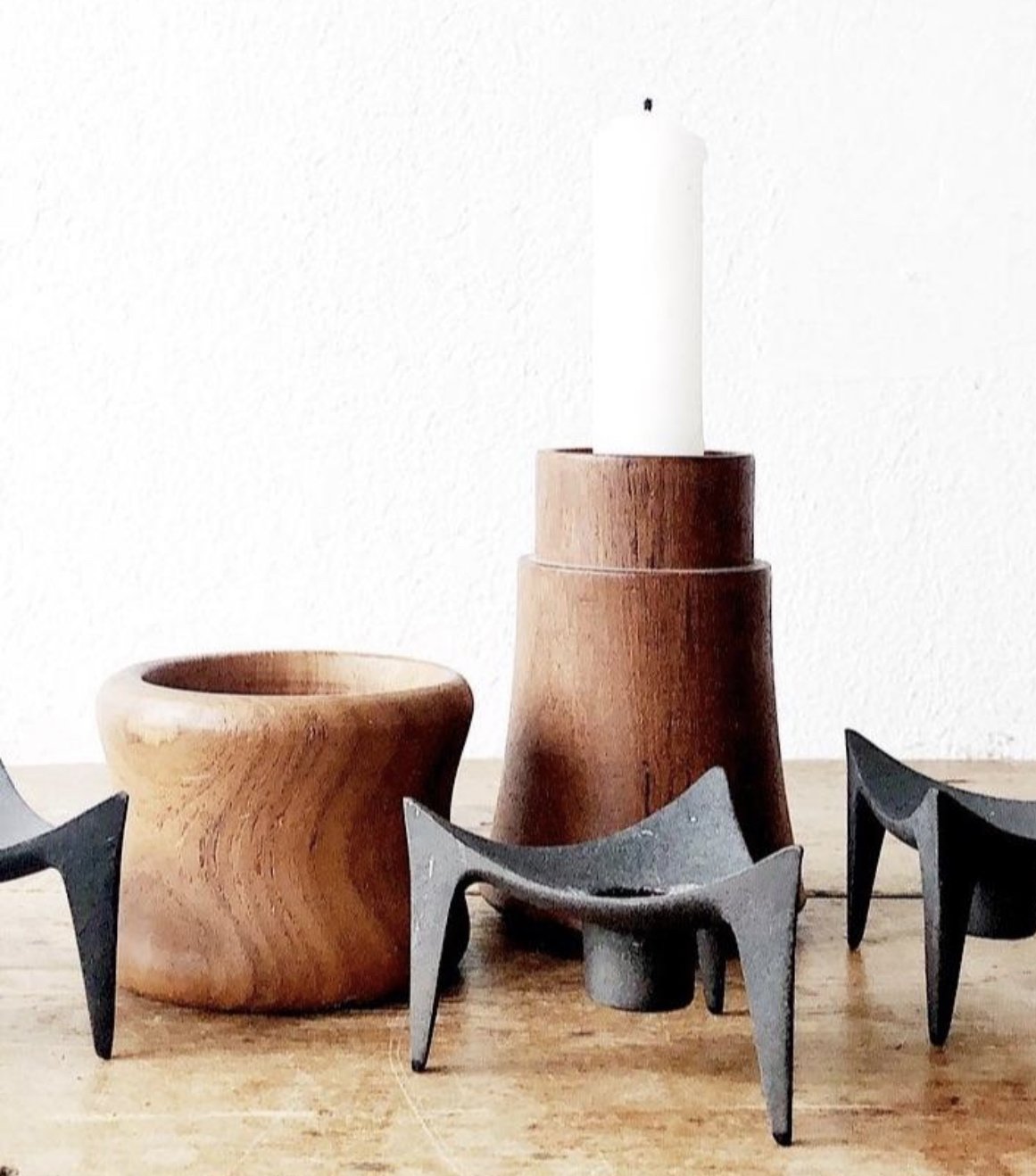 Brutalist Candle Holder