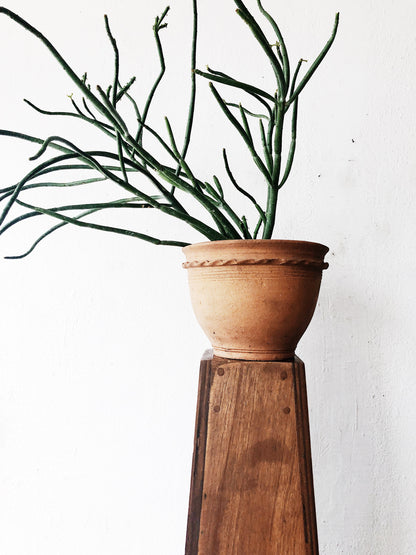 Tall Vintage Wood Display Plinth