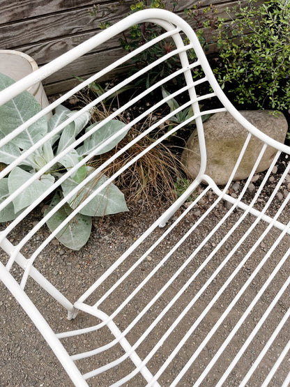 Mid Century Wrought Iron Chair