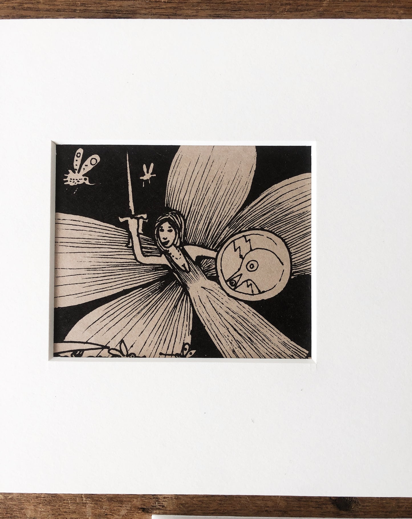 Vintage Mini Win Ng Illustration