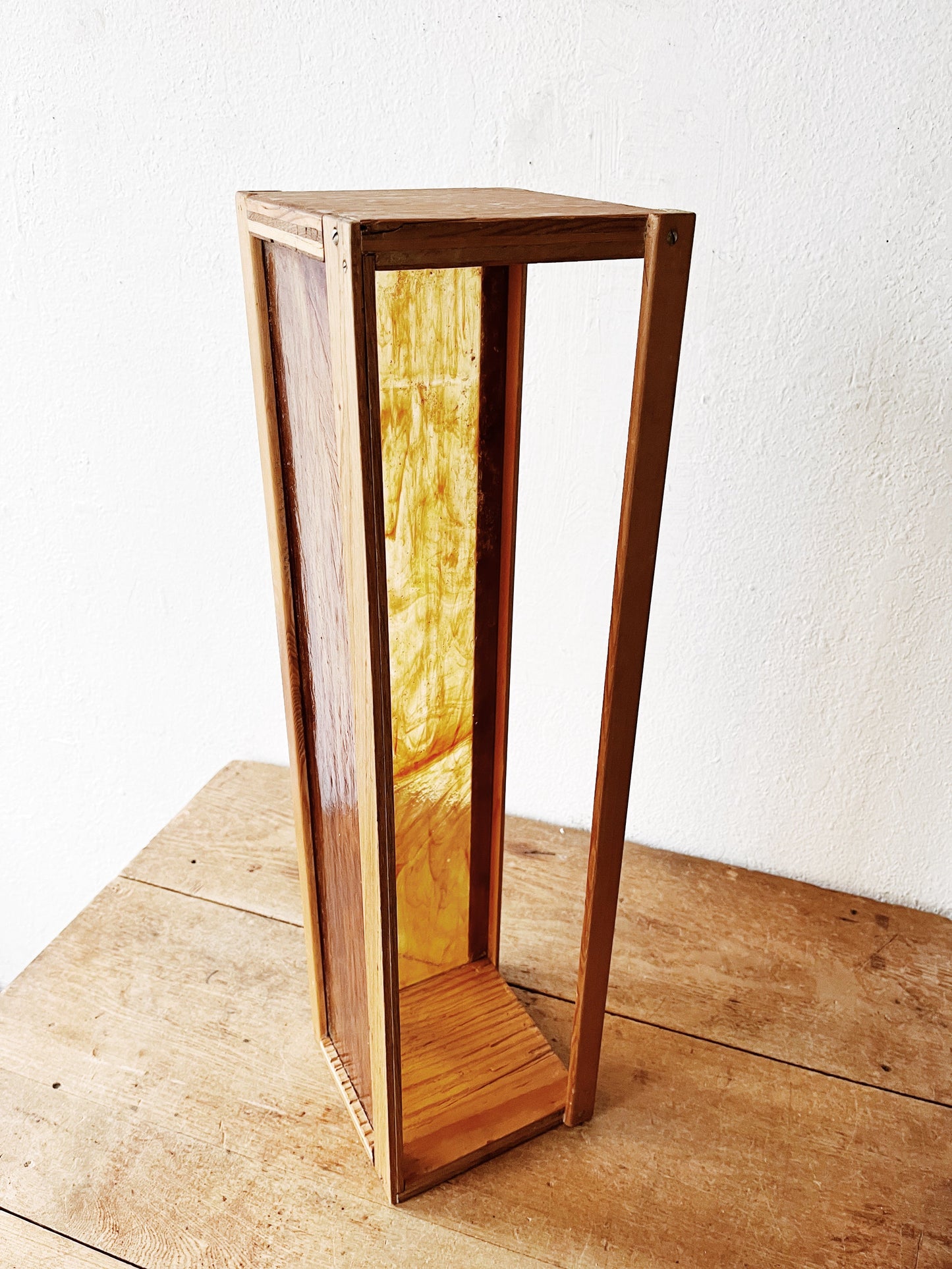 Handmade Slag Glass Shelf